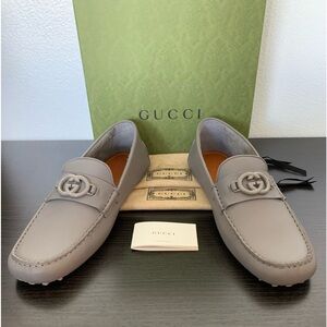 Gucci Men’s GG Interlocking Loafer Gray
Driver Moccasin Shoes
